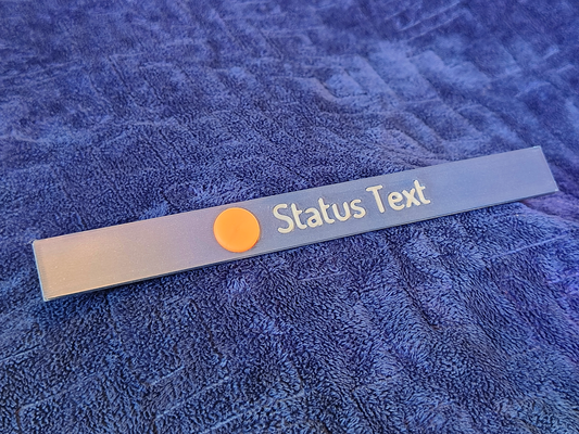 VR Convention Nameplate (Extra Statuses)