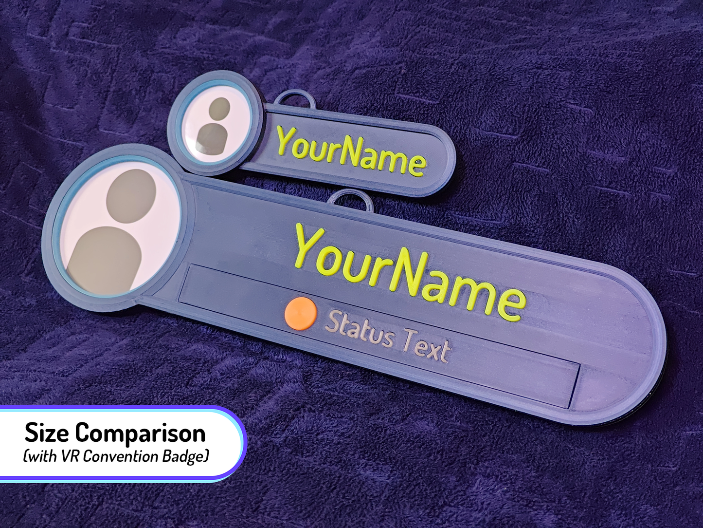 VR Convention Nameplate