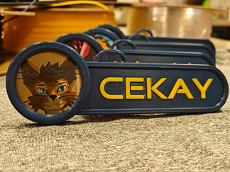 VR-Style Convention Badge – Cekay 3D