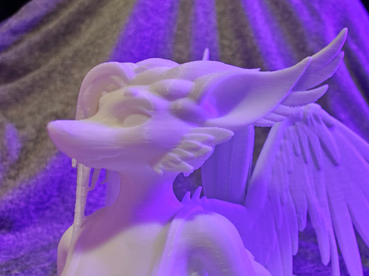 Custom 3D printed VRChat avatar statue commission by Cekay