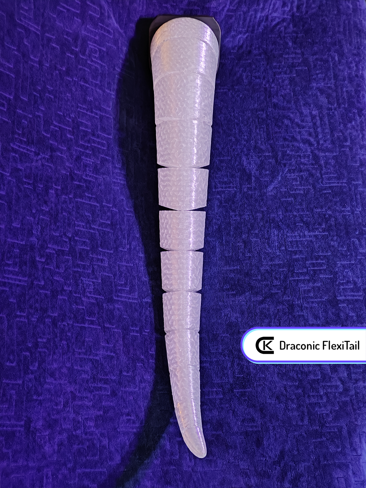 Draconic FlexiTail super motion fursuit tail base, for dragon fursuits, wickerbeast fursuits, protogen fursuits, reptile fursuits, and many more.