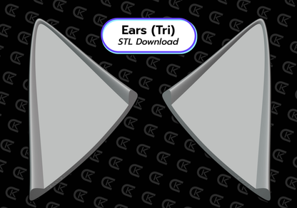 Ears (Tri) - STL Download