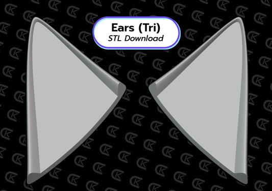Ears (Tri) - STL Download