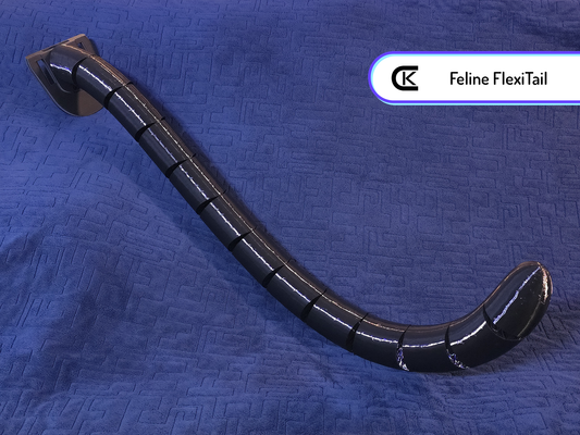 A black Feline FlexiTail
