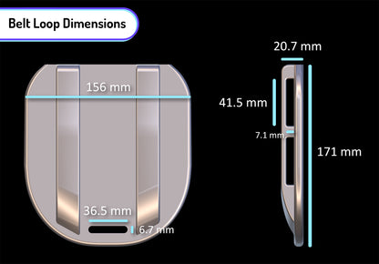 Schematic and dimensions for draconic flexitail super motion fursuit tail base