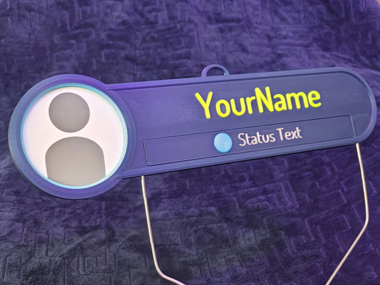 VR Convention Nameplate