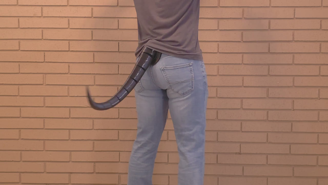 Demonstration of a wagging Reptilian FlexiTail