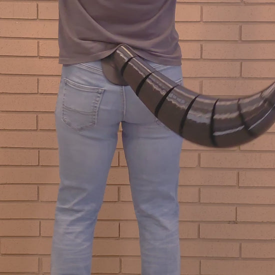 Demonstration of a wagging Vulpine FlexiTail