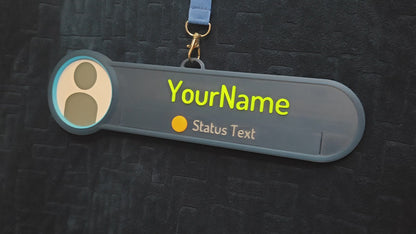 VR Convention Nameplate