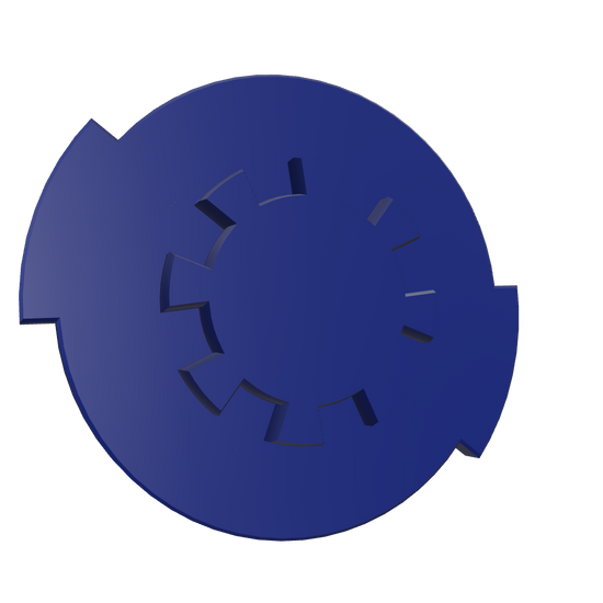 3D model of VR Badge profile picture backing