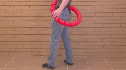 Demonstration of the quick-release belt loop on a Feline FlexiTail