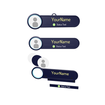 3D preview of VR Nameplates