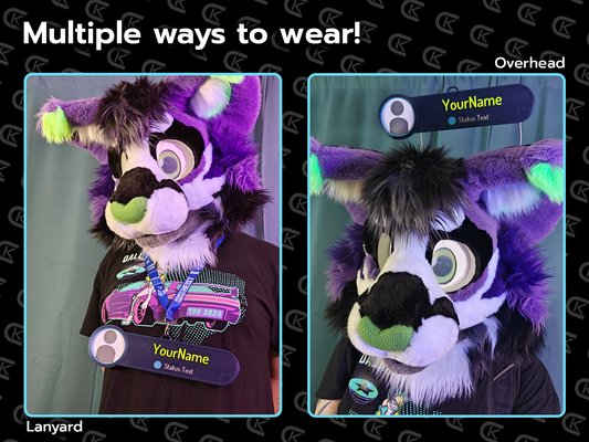 VR Convention Nameplate